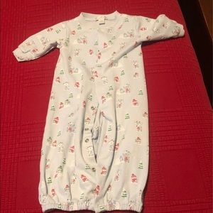 Kissy kissy Christmas gown 0-3months